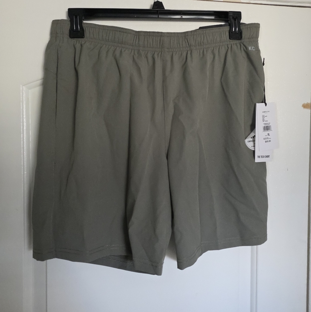 Men's Kenneth Cole Shorts XL 2 In 1 Brief The Tech Short